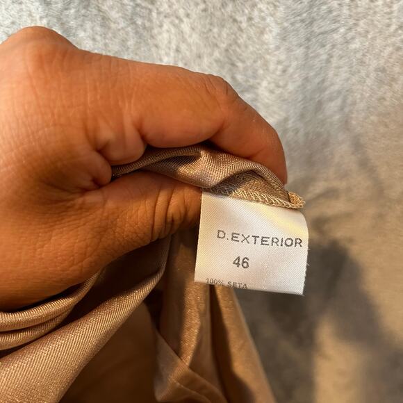 D. Exterior Y2K Midi Skirt Champagne Romantic Balletcore Fairy Grunge MD New - Picture 5 of 7